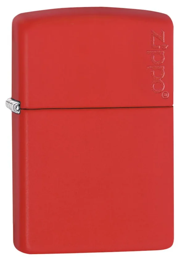 red matte zippo logo