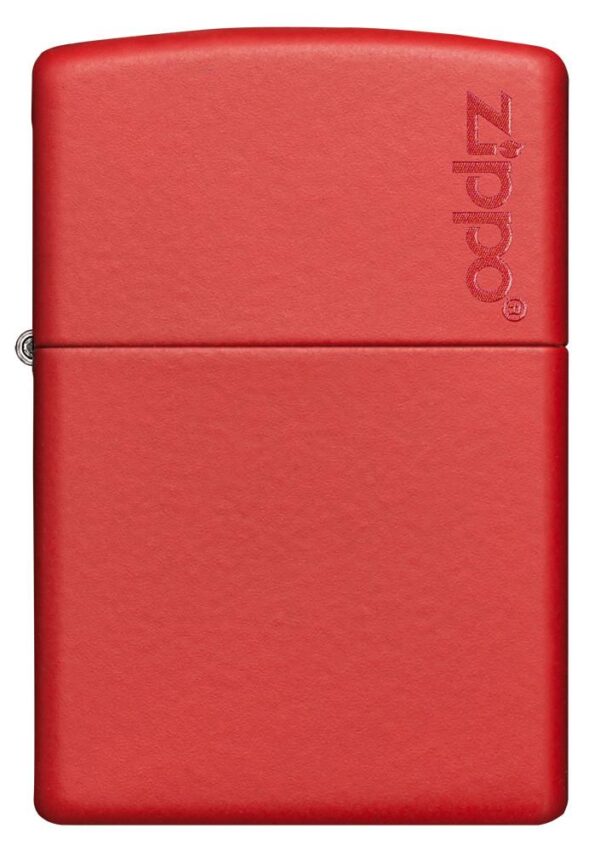 red matte zippo logo