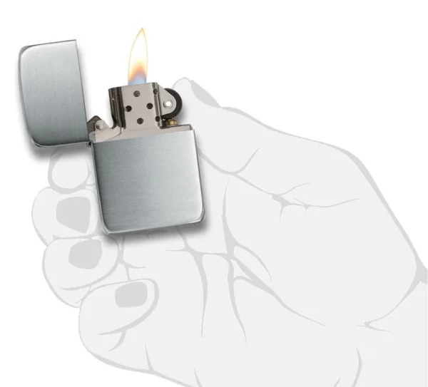 hand satin silver 1941 replica lighter