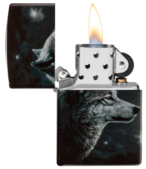 modèle loups à la lune