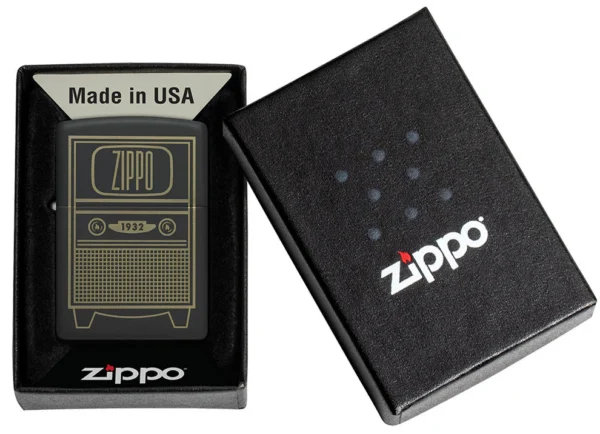 zippo vintage tv design