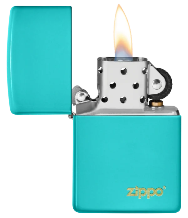 flat turquoise with logo