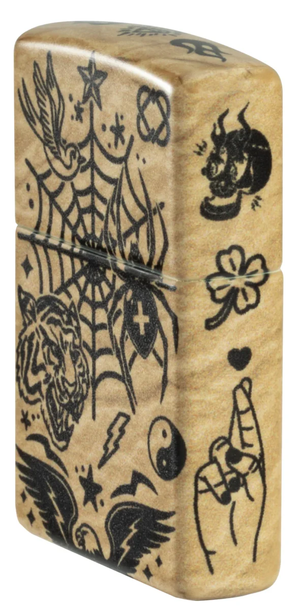 patchwork tattoo design